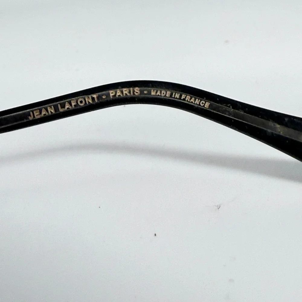 Jean Lafont Paris Star 900 Eyeglasses Black Silver Cutout Frame 53-13-133 France